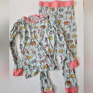 Little Sleepies Beach Print 3T